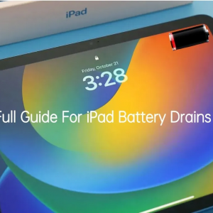 Why does the iPad battery drain quickly and how to solve it?